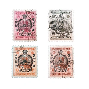 تمبر یادگاری مدل احمدی کد s-8 مجموعه 4 عددی