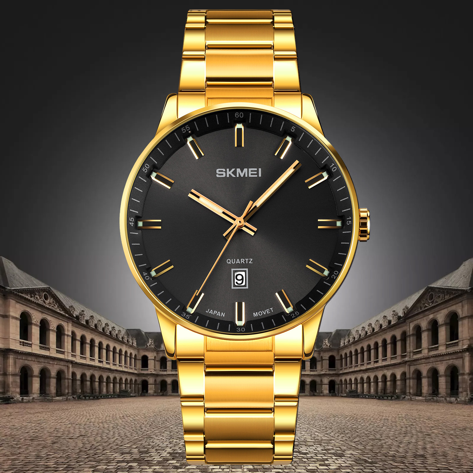 ساعت مچی عقربه‌ای مردانه اسکمی مدل 1878 GD