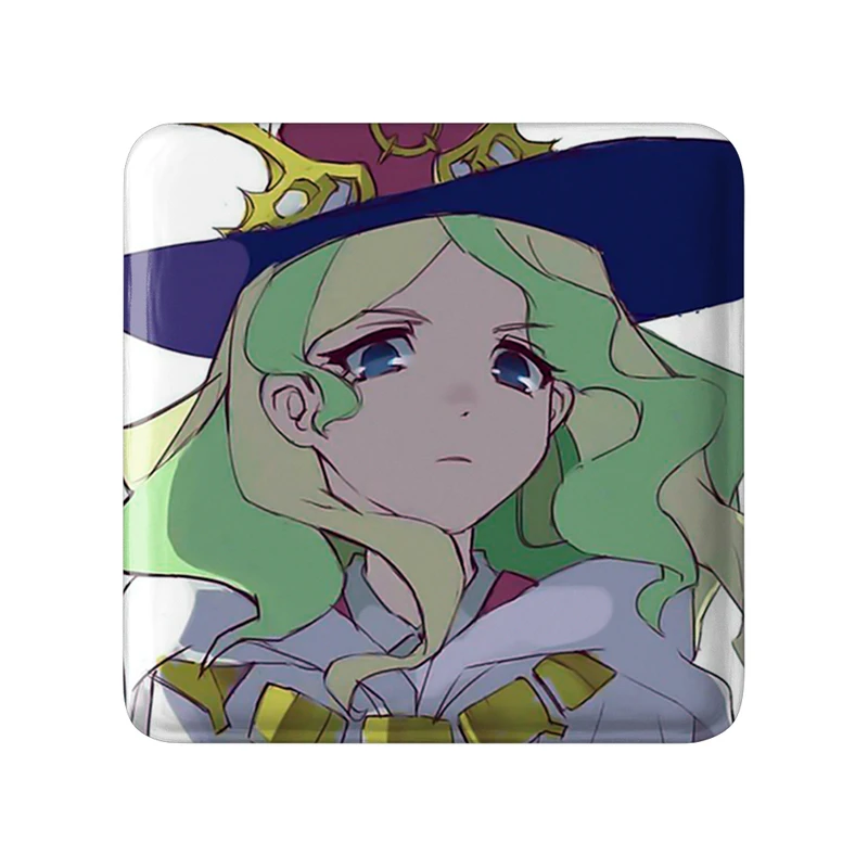 مگنت خندالو طرح دیانا انیمه جادوگران کوچک Little Witch Academia  مدل مربعی کد 22920