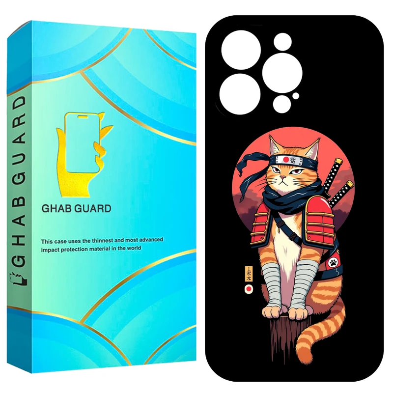 کاور قاب گارد طرح گربه مدل G16PM20 مناسب برای گوشی موبایل اپل iPhone 16 Pro Max