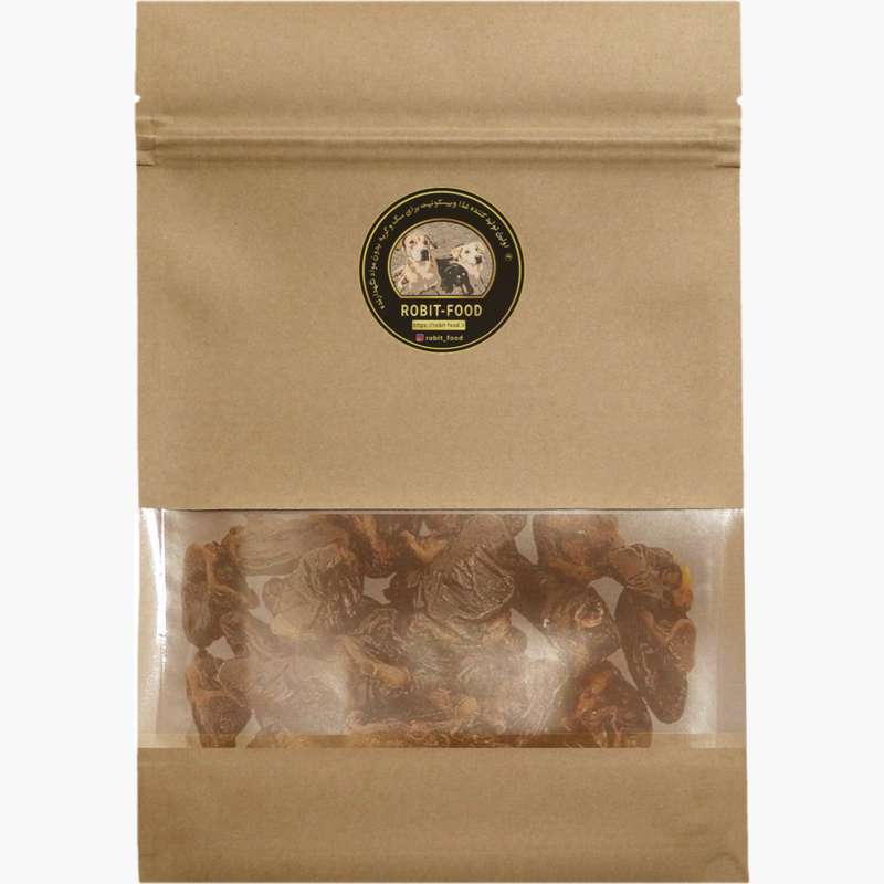 تشویقی سگ و گربه روبیت فود مدل دل مرغ  وزن 150 گرم