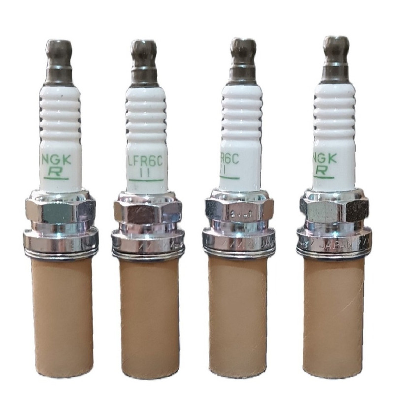 شمع خودرو ان جی کی مدل تک پلاتین پایه بلند کد LFR6C_11  91823 بسته 4 عددی