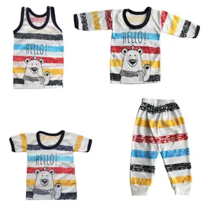 ست 4 تکه لباس نوزادی مدل آدمک بازیگوش