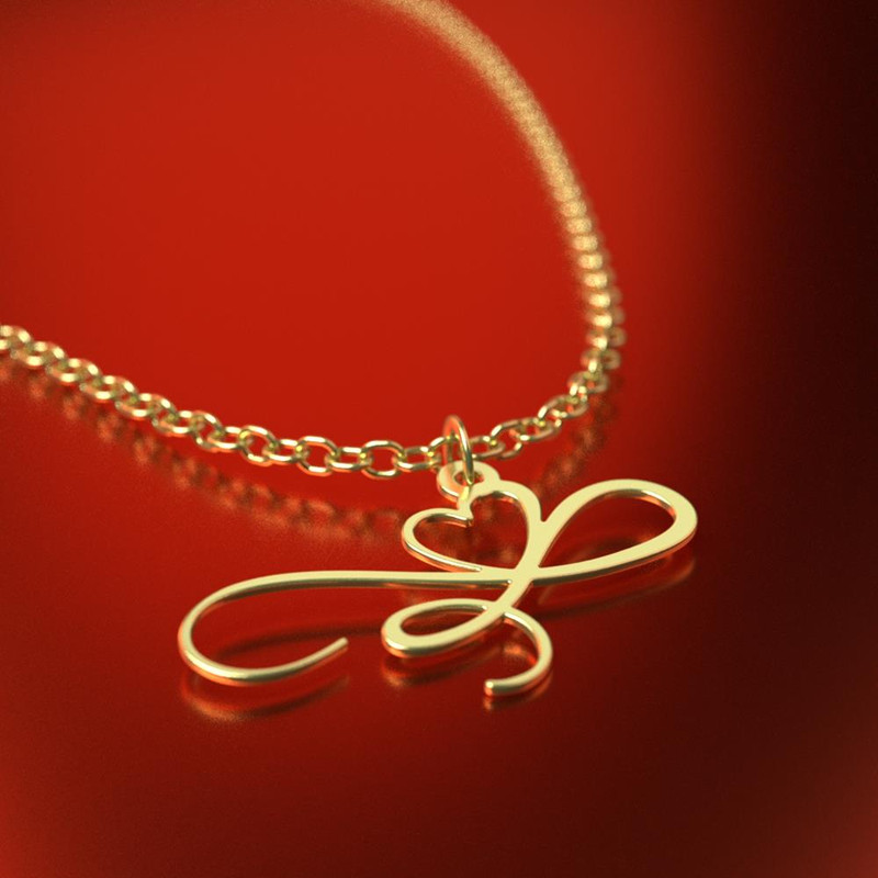 گردنبند طلا 18 عیار زنانه مدوپد مدل قلب کد RNA17664