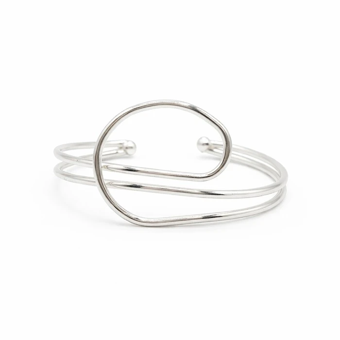 دستبند النگویی زنانه مدل امضا 2707