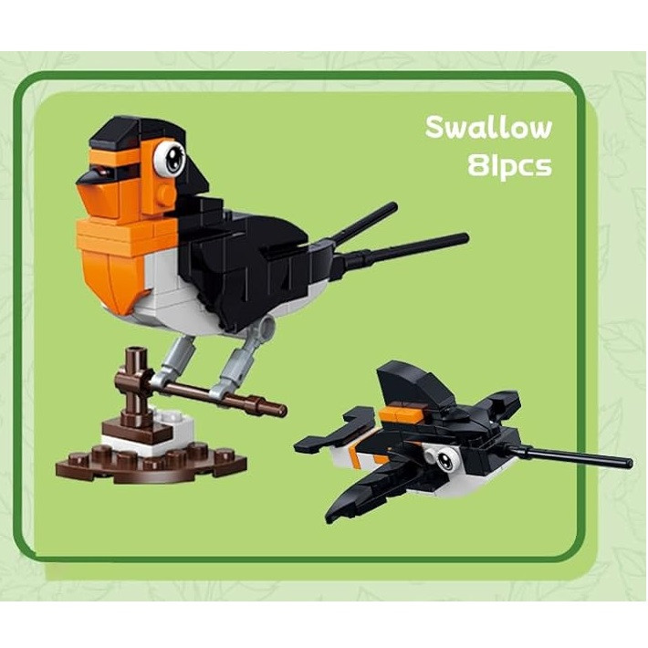 ساختنی مدل پرندگان طرح SWALLOW کد 6991003