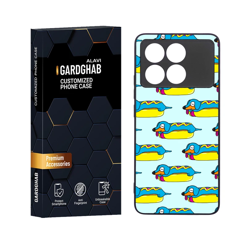 کاور گارد قاب علوی مدل دور ژله ای مناسب برای گوشی موبایل شیائومی Poco X6 Pro