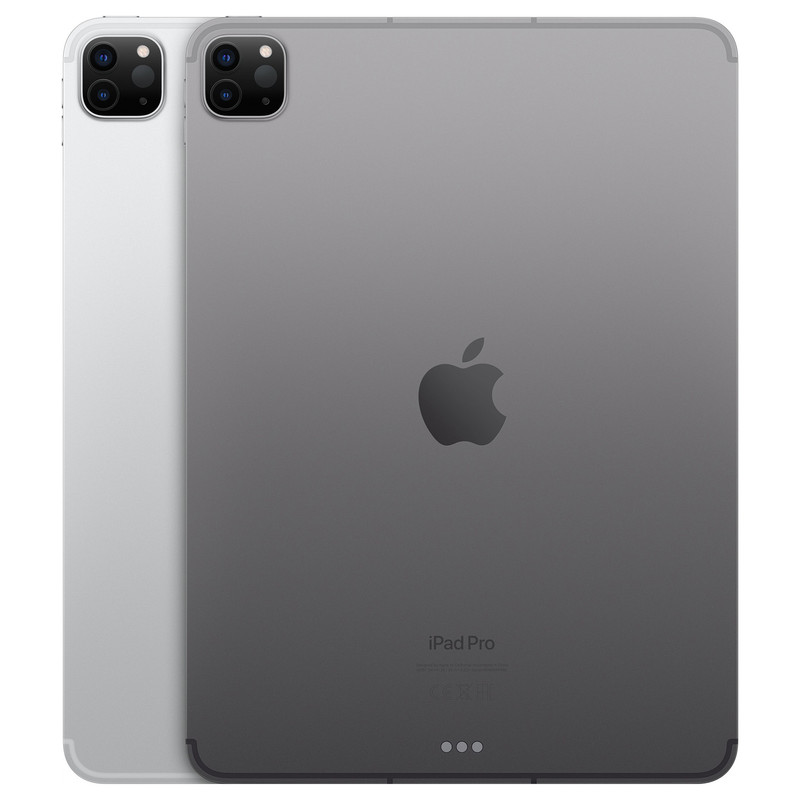 تبلت ۱۱ اینج اپل مدل iPad Pro 2022 M2 Wi-Fi ظرفیت 2 ترابایت و رم 16 گیگابایت، رزولوشن دوربین اصلی ۱۲ مگاپیکسل، پشتیبانی از قلم و کیبورد