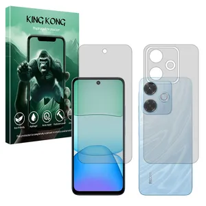 King Kong Tough model transparent screen protector suitable for Xiaomi Redmi 13x mobile phone Along with the phone back protector 