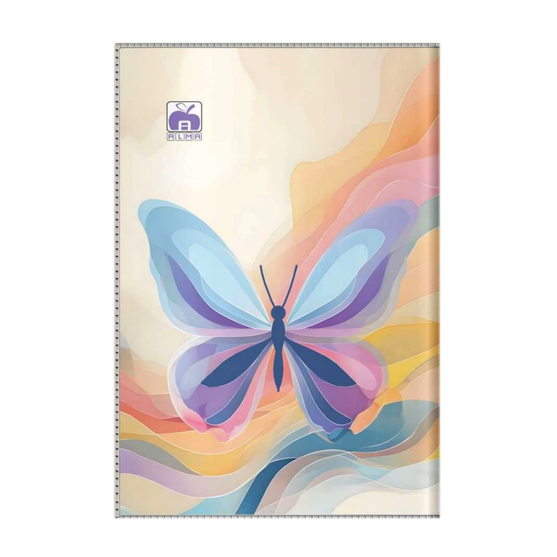 تقویم جیبی سال 1405 آلما مدل طلقی طرح پروانه ای کد 1019