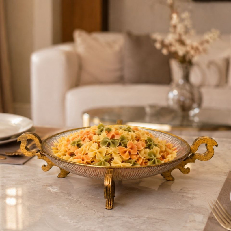 شیرینی خوری پایه دار مدل السا 