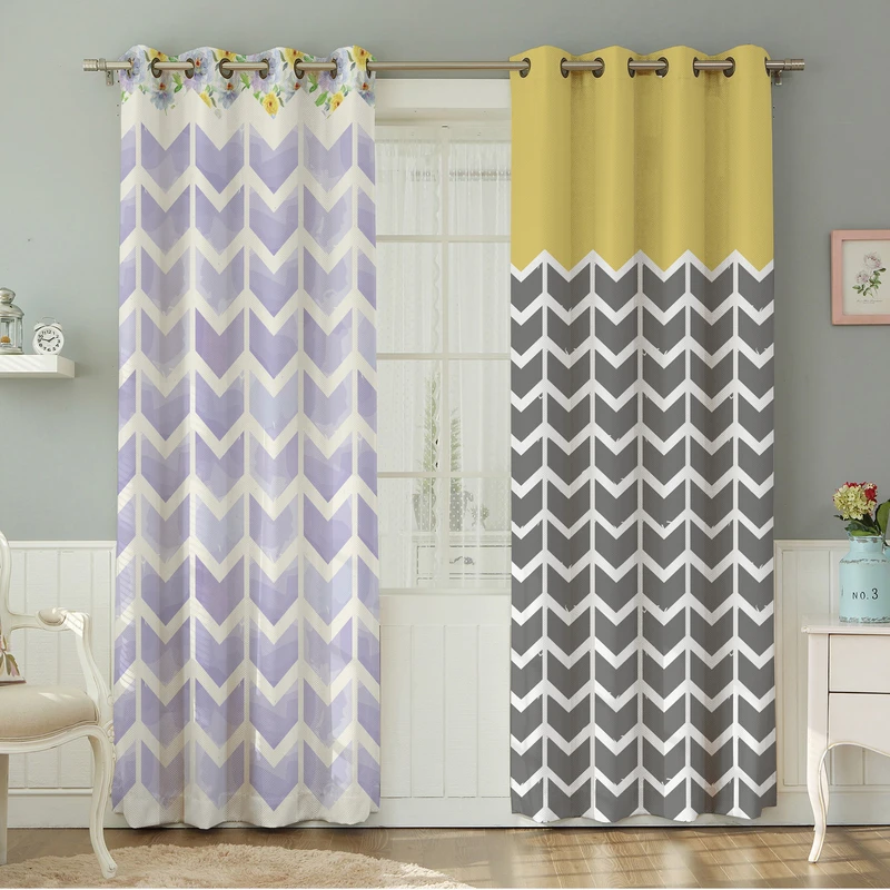 پرده نیروانا طرح مدرن  مدل هازان کد 4856 سایز 140×280 سانتی متر