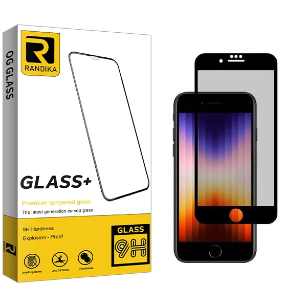 محافظ صفحه نمایش حریم شخصی راندیکا مدل RK مناسب برای گوشی موبایل اپل iPhone SE 2022