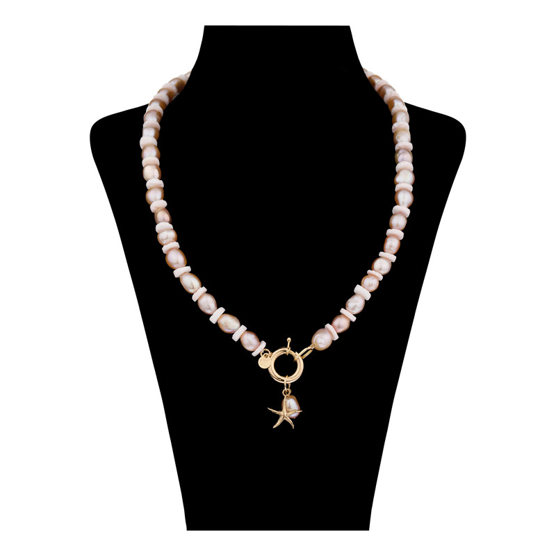 گردنبند طلا 18 عیار زنانه گالری شیدا مجد مدل دریا