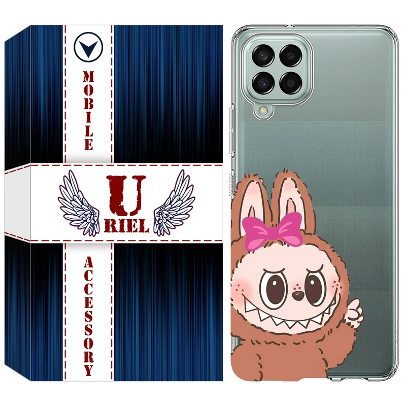 کاور یوریل مدل Clear کد 109 طرح لبوبو Labubu مناسب برای گوشی موبایل سامسونگ Galaxy M33