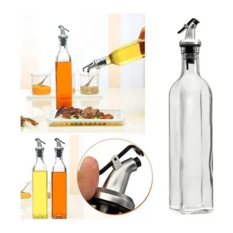 ظرف روغن شنگیا مدل شیشه ای مجموعه 2 عددی