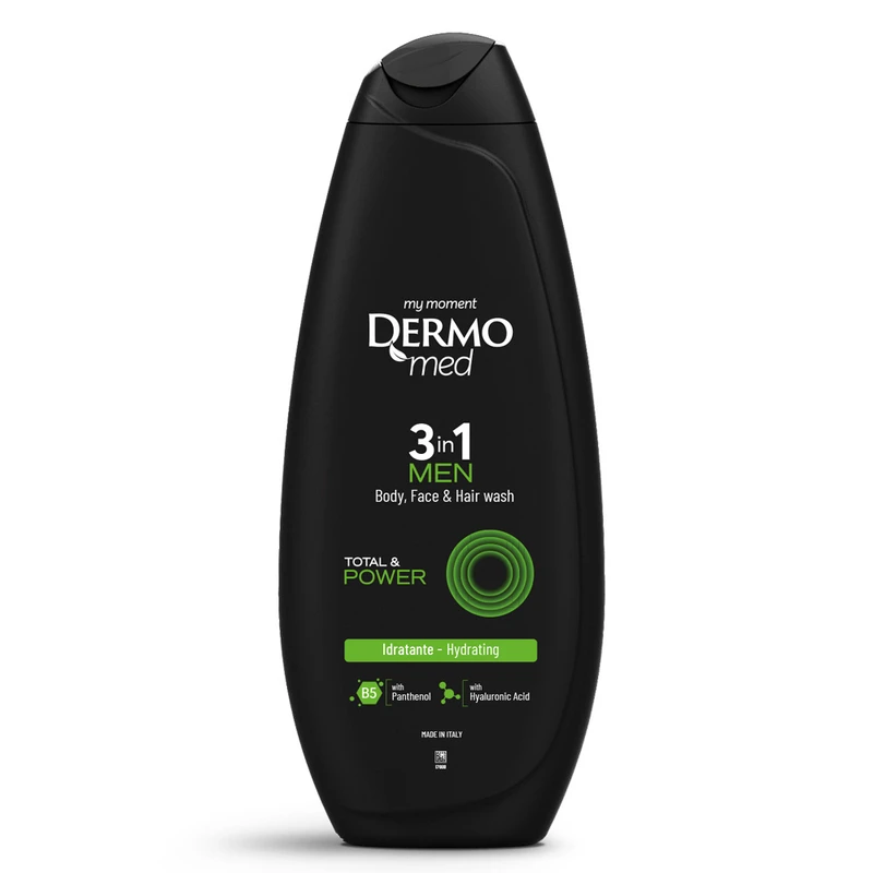 شامپو تقویت کننده مو درمومد مدل POWER مناسب برای انواع مو حجم 450 میلی‌لیتر