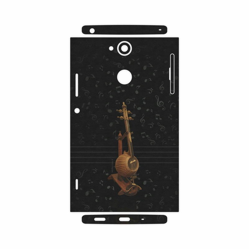 برچسب پوششی ماهوت مدل Persian Fiddle Instrument-FullSkin مناسب برای گوشی موبایل سونی Xperia XA2