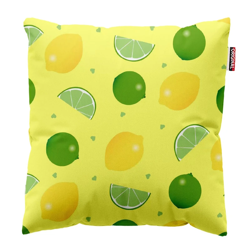 کوسن پاد آفرین طرح لیمو سایز 30*30 سانتی متر کد 904