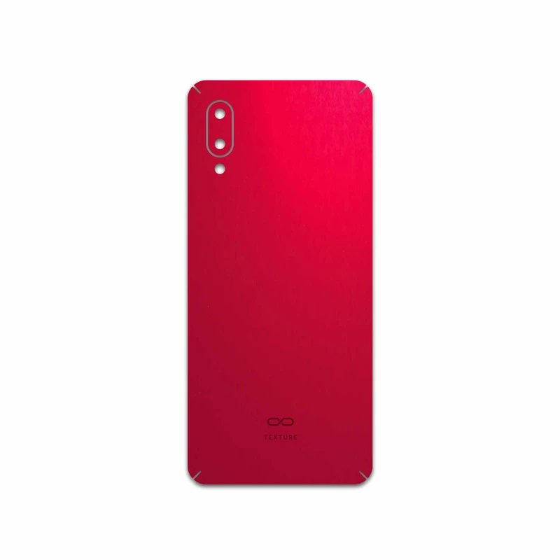 برچسب پوششی ماهوت مدل Matte-Warm-Red مناسب برای گوشی موبایل سامسونگ Galaxy A02