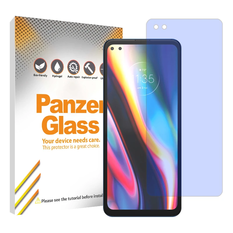 محافظ صفحه نمایش آنتی بلو پنزر گلس مدل Resistant مناسب برای گوشی موبایل موتورولا Moto G 5G Plus