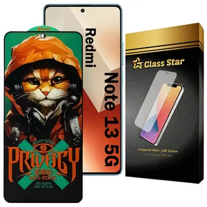 Glass Star CATPRVS Privacy Screen Protector For Xiaomi Redmi Note 13 5G
