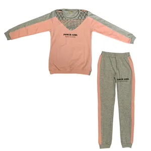 ست سویشرت و شلوار دخترانه مدل 113