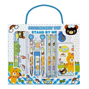 بسته لوازم تحریر مدل مدل HJ-3351 طرح Word Boy مجموعه 10 عددی