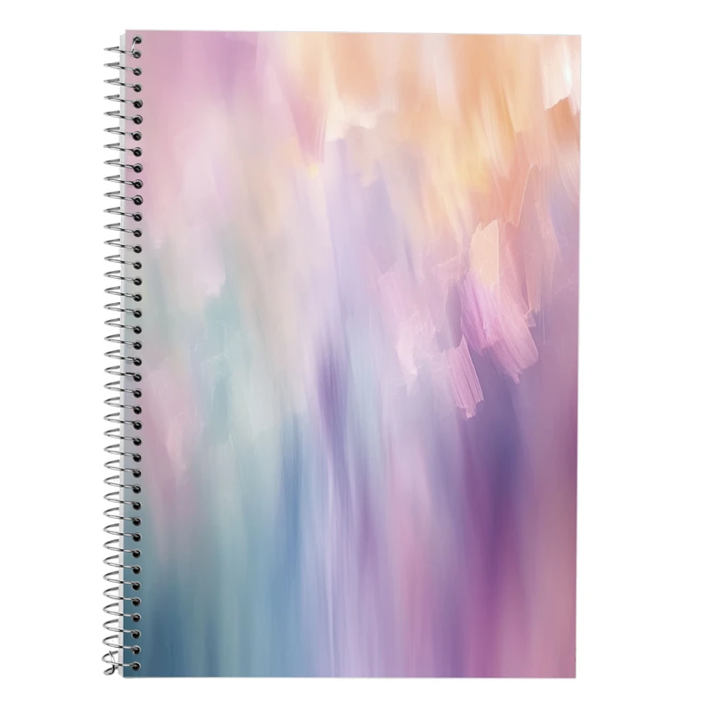 دفتر زبان 50 برگ مدوپد مدل دو خط طرح پاستیلی کد DF13545