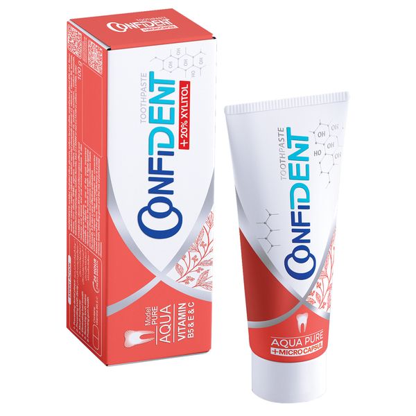 خمیر دندان کانفیدنت مدل Aqua Pure حجم 100 میلی لیتر