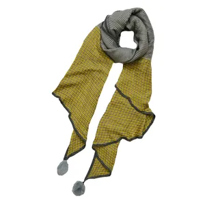 شال زنانه مدل پلیسه با برش اریب کد 2