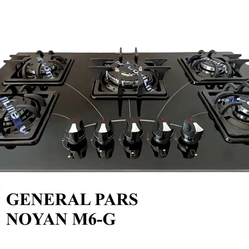 اجاق گاز صفحه ای جنرال پارس مدل NOYAN-M6G