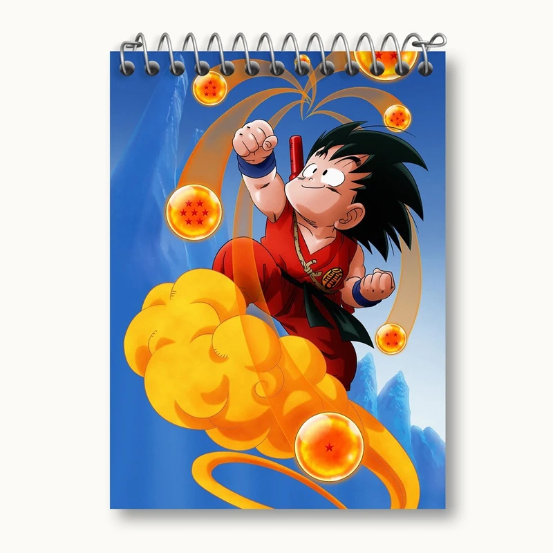 دفتر یادداشت 50 برگ خندالو مدل گوهان انیمه دراگون بال Dragon Ball کد 4945