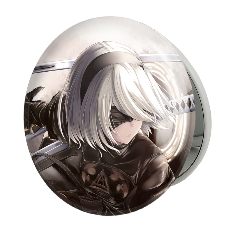 آینه جیبی خندالو طرح انیمه نیر اتوماتا Nier Automata ver 1.1a مدل تاشو کد 27460 