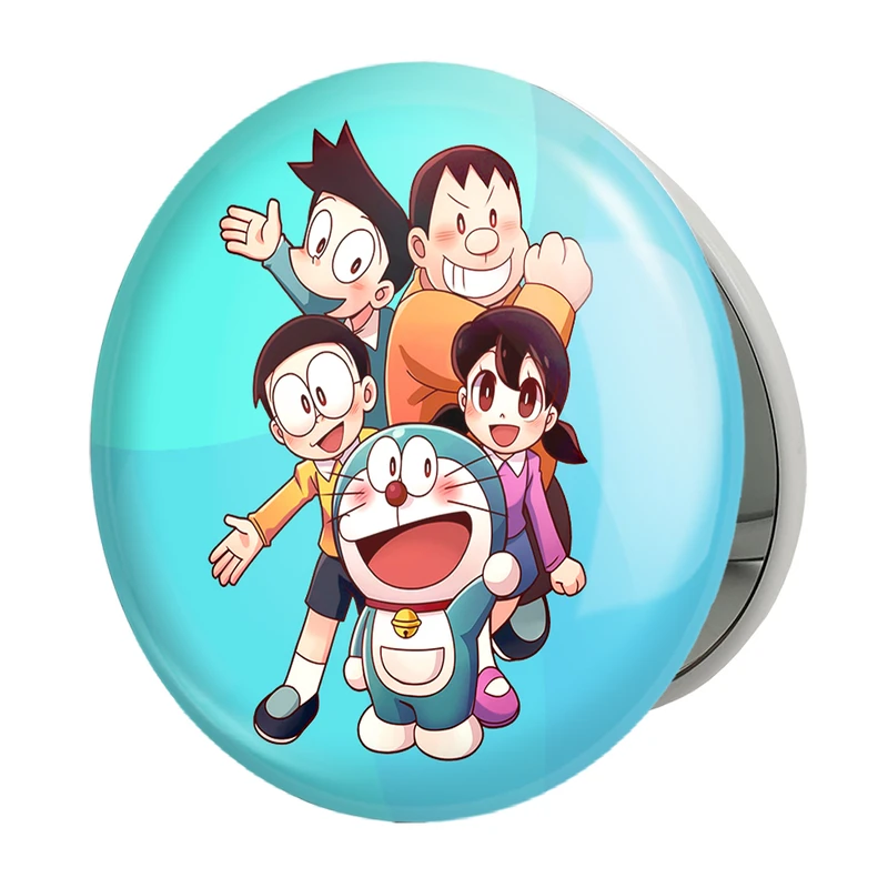 آینه جیبی خندالو طرح انیمه دورایمون مدل تاشو کد 4964 