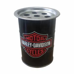 زیرسیگاری مدل بشکه ای طرح هارلی دیویدسون