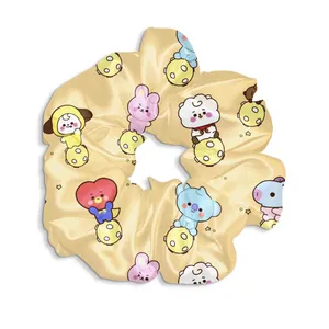 کش مو زنانه مدل اسکرانچی BT21 BTS SCH0119 طرح بی تی اس