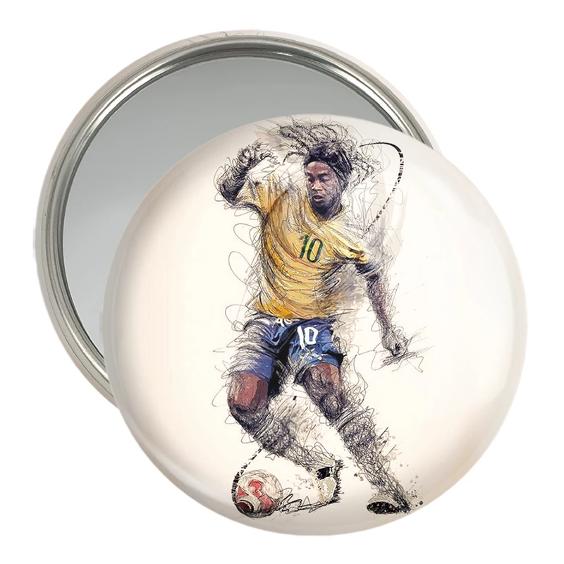 آینه جیبی خندالو مدل رونالدینیو  کد 2108