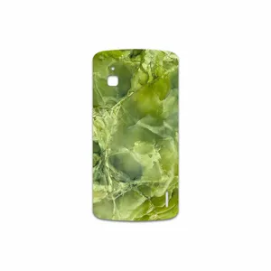 MAHOOT Green Crystal Marble Cover Sticker for Google Nexus 4