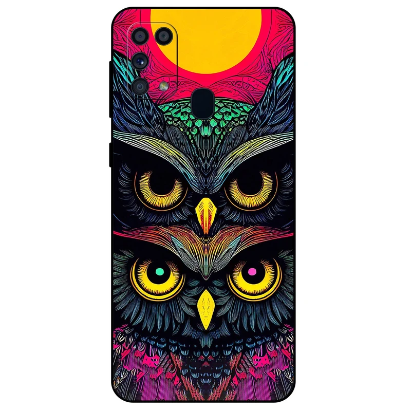 کاور مگافون طرح جغد مدل 1904 مناسب برای گوشی موبایل سامسونگ Galaxy M31   