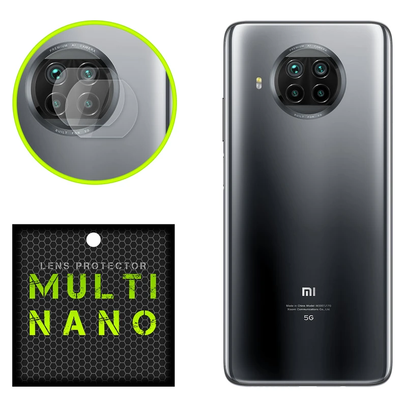 محافظ لنز دوربین مولتی نانو مدل X-L2N مناسب برای گوشی موبایل شیائومی Mi 10T Lite 5G بسته دو عددی