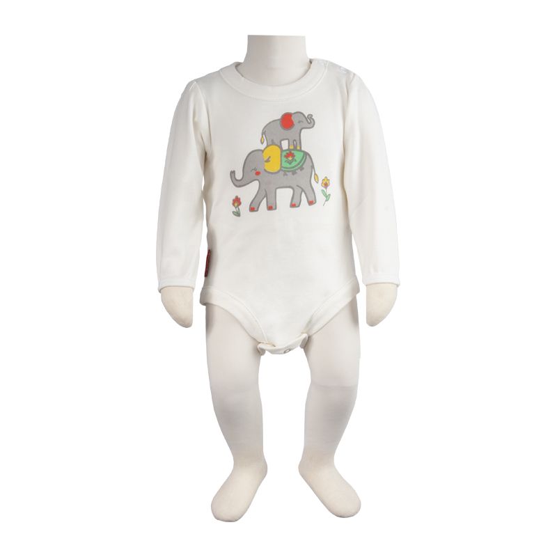ست 3 تکه لباس نوزادی آدمک مدل فیل کد 32250 -  - 6