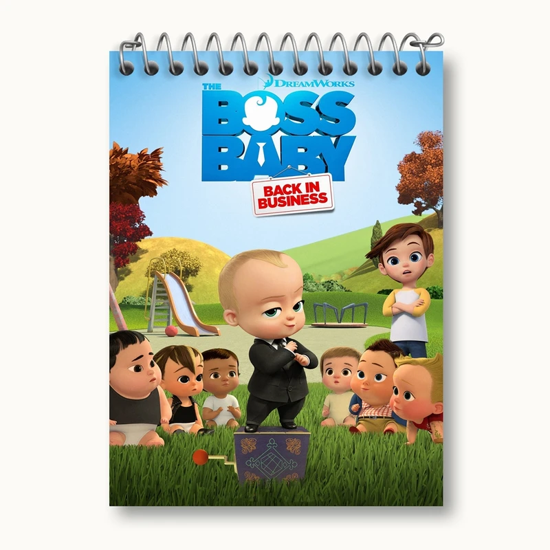 دفتر یادداشت 50 برگ خندالو مدل بچه رئیس Boss Baby کد 12512