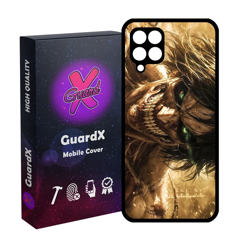 کاور گارد ایکس طرح مبارز مدل 11075 مناسب برای گوشی موبایل سامسونگ Galaxy A12/M12/F12