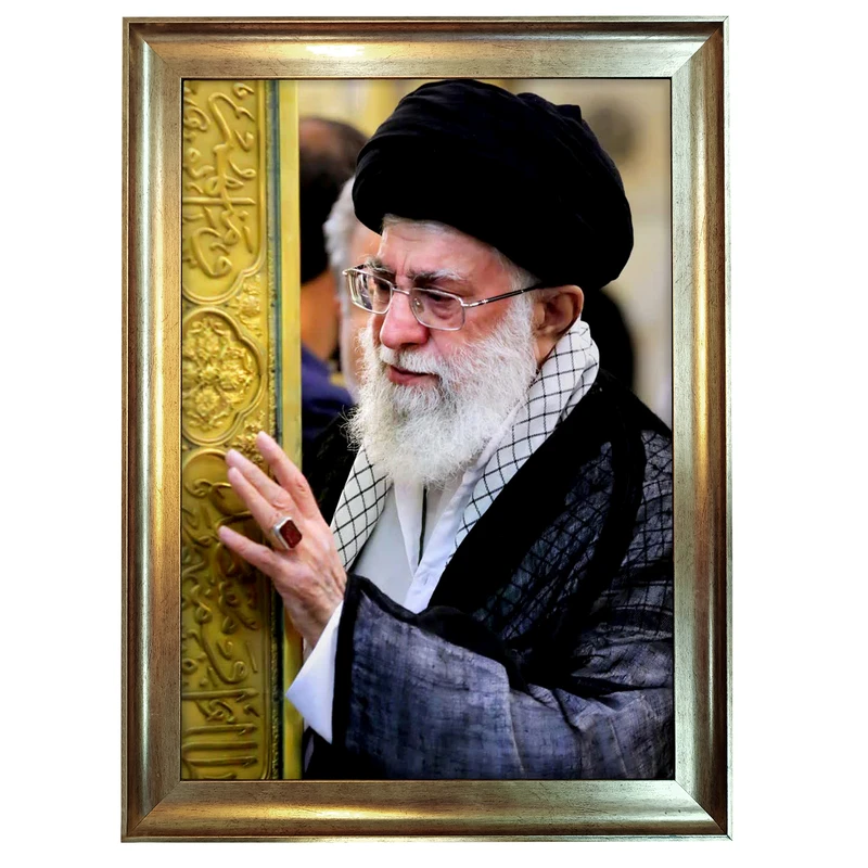 تابلو فرش ماشینی طرح امام خامنه ای
