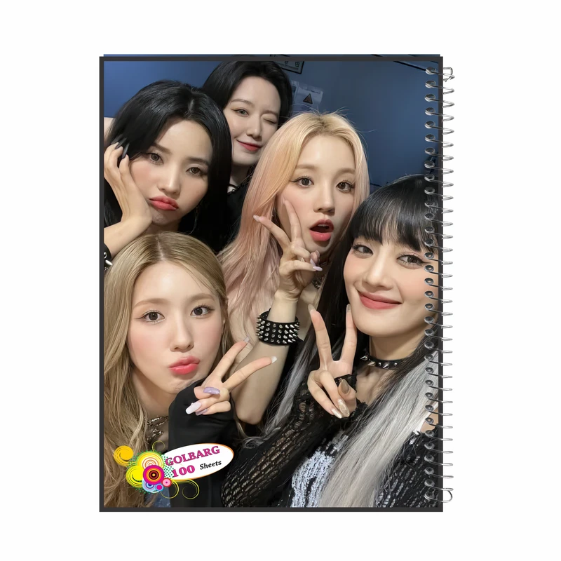 دفتر مشق 100 برگ گلبرگ طرح ایتزی کد 10096