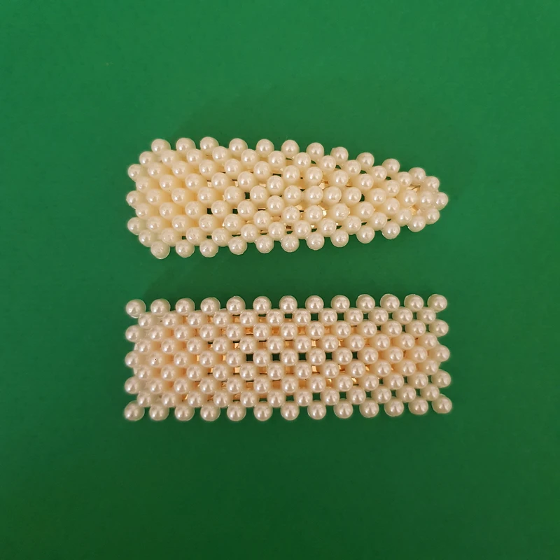 گیره مو زنانه مدل مستطیل بسته 2 عددی