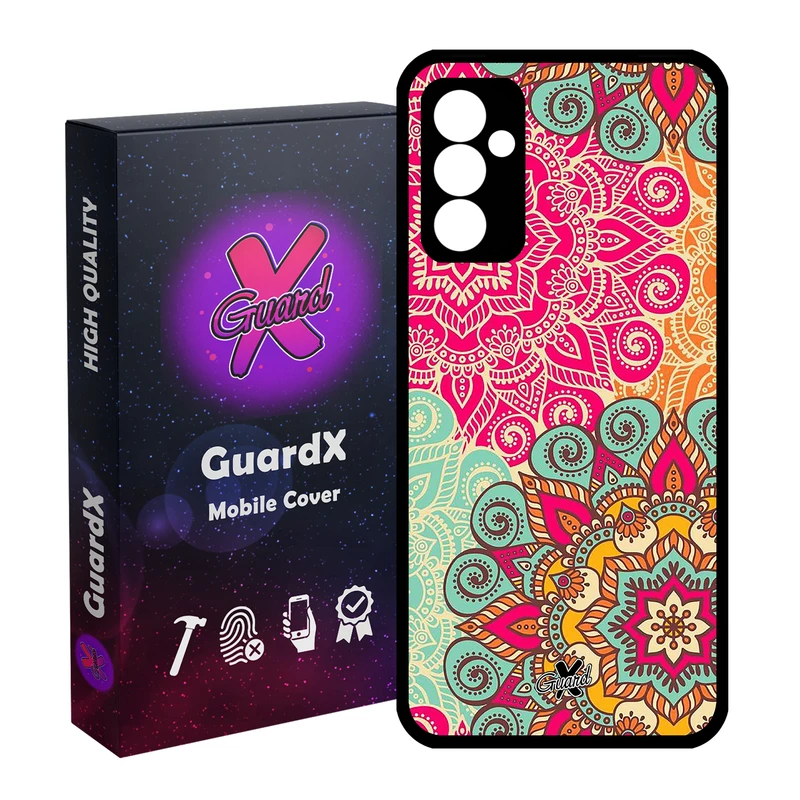 کاور گارد ایکس طرح Mandala مدل Glass10214 مناسب برای گوشی موبایل سامسونگ Galaxy S23 FE