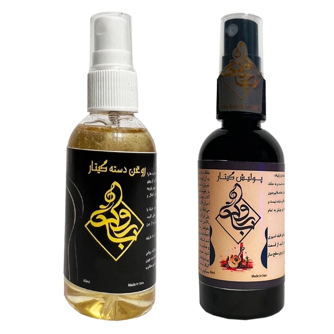 ست کامل تمیزکننده پولیش بدنه و روغن دسته گیتار باروک مدل 711