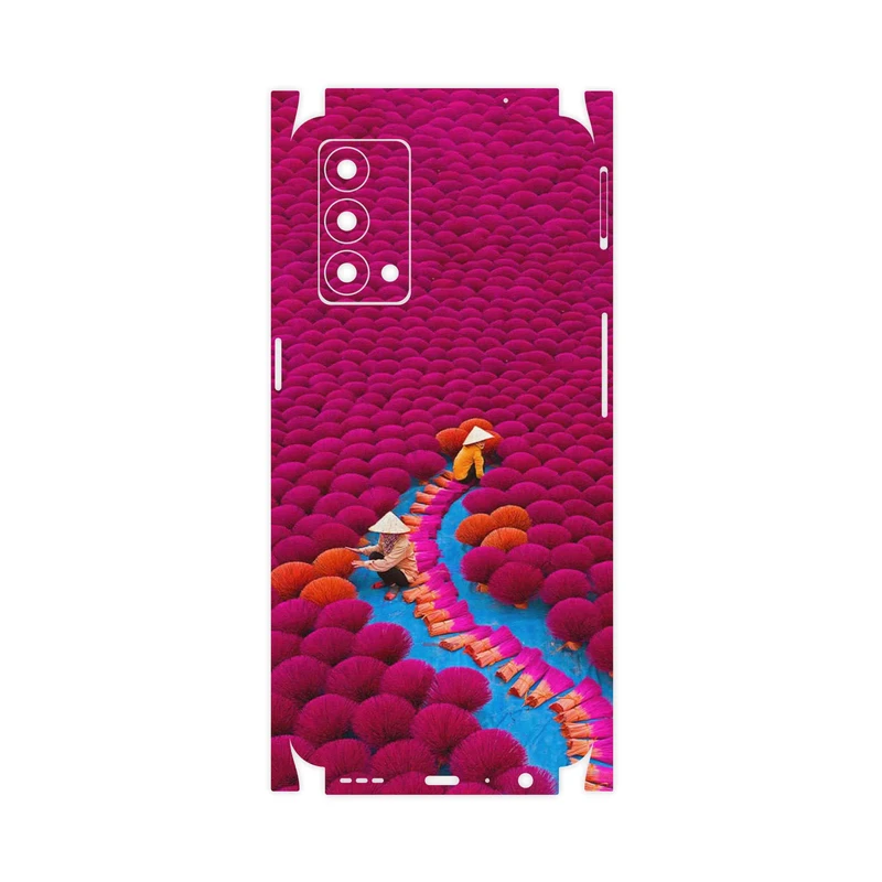 برچسب پوششی ماهوت مدل Vietnam Incense Wood Farms-FullSkin مناسب برای گوشی موبایل ریلمی GT Master
